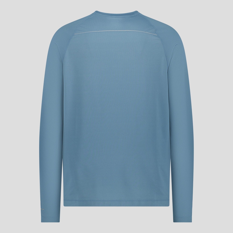 MENS TEMPO+ LONG SLEEVE TRAINING T-SHIRT BLUE