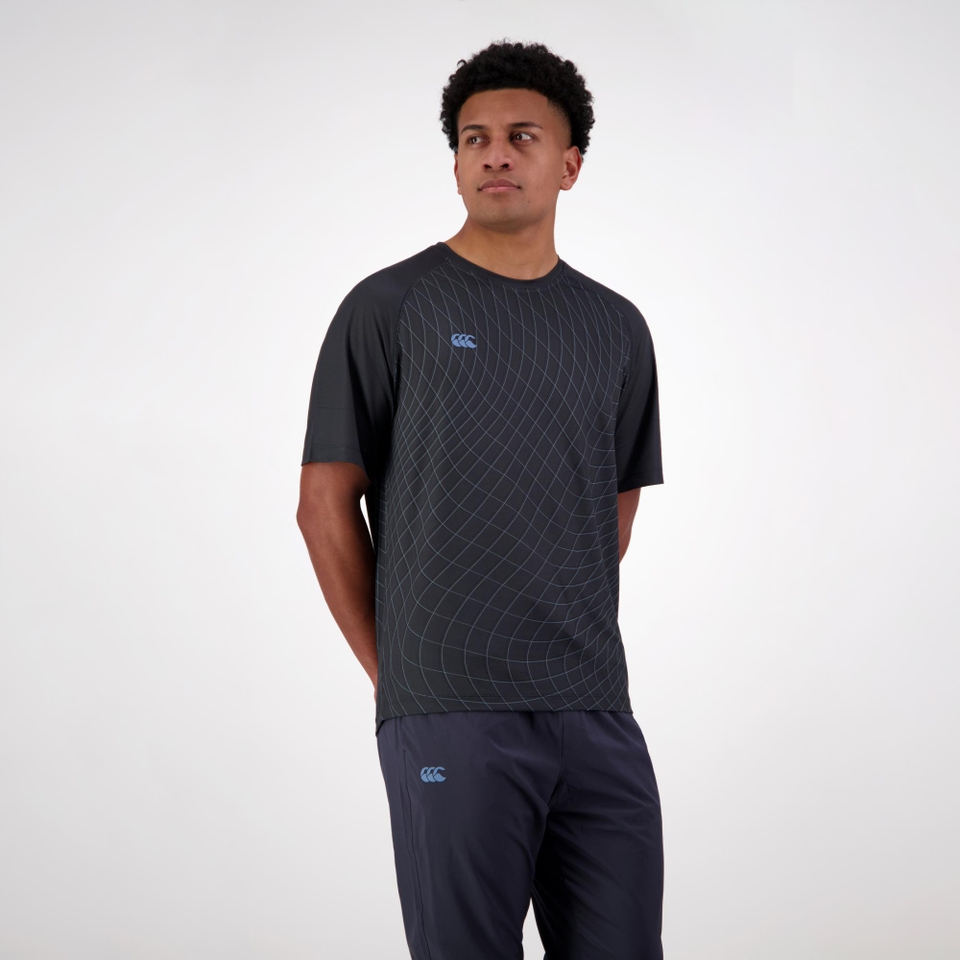 MENS TEMPO+ AOP TRAINING T-SHIRT INDIA INK