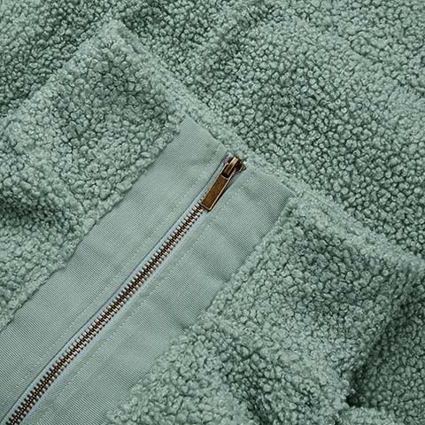 WOMENS SCENE-SET QUARTER ZIP GREEN