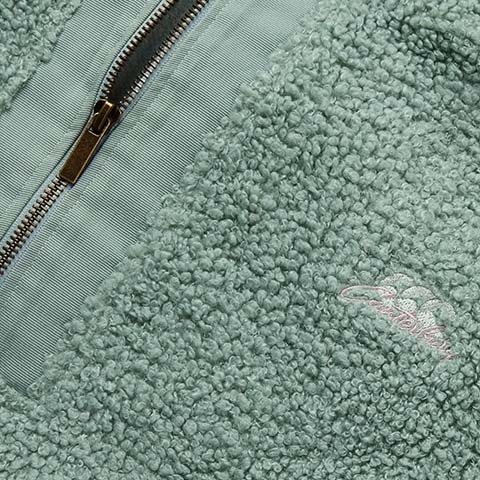 WOMENS SCENE-SET QUARTER ZIP GREEN