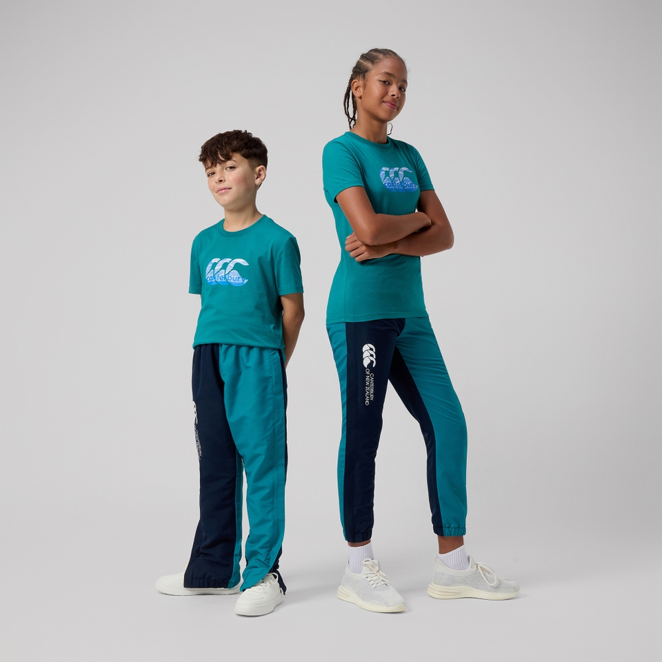 KIDS HARLEQUIN STADIUM TRACKPANT NAVY