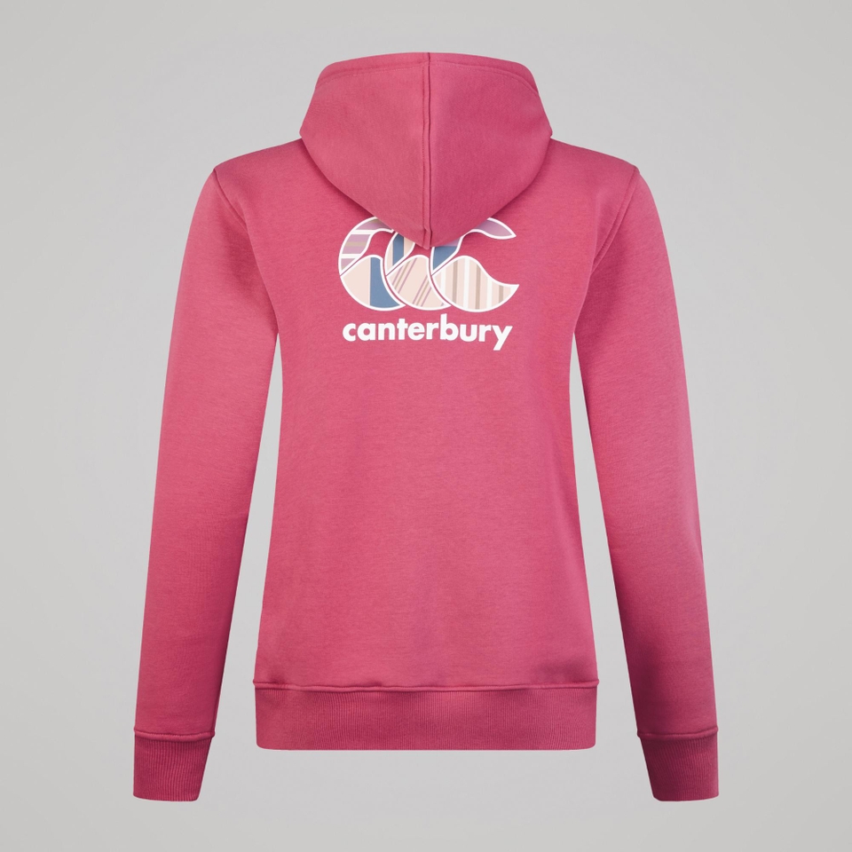 WOMENS UGLIES FULL ZIP HOODIE PINK