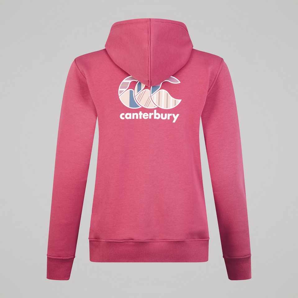 WOMENS UGLIES FULL ZIP HOODIE PINK