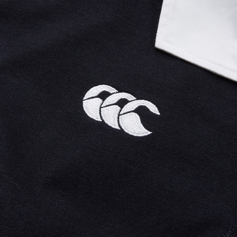 MENS SOLID DYE RUGBY BLACK