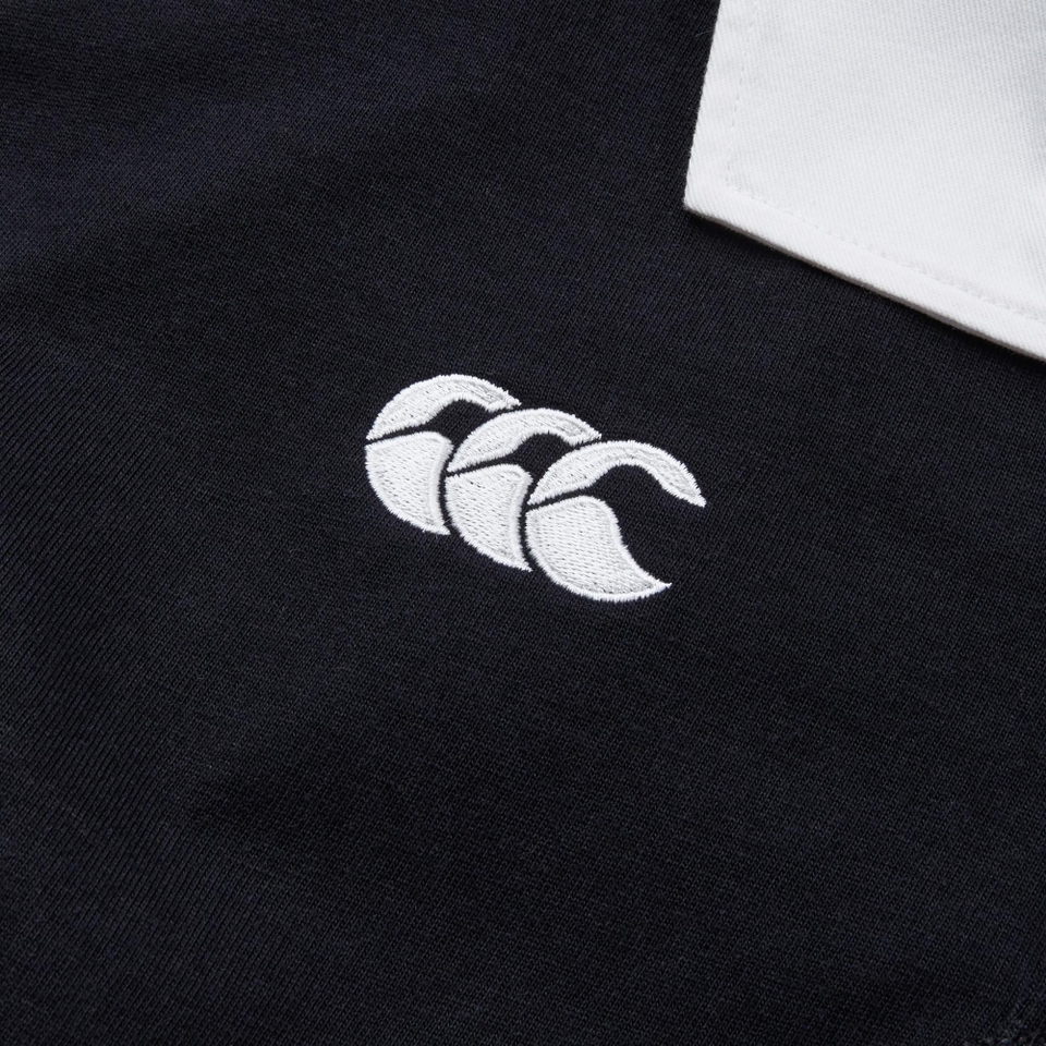 MENS SOLID DYE RUGBY BLACK