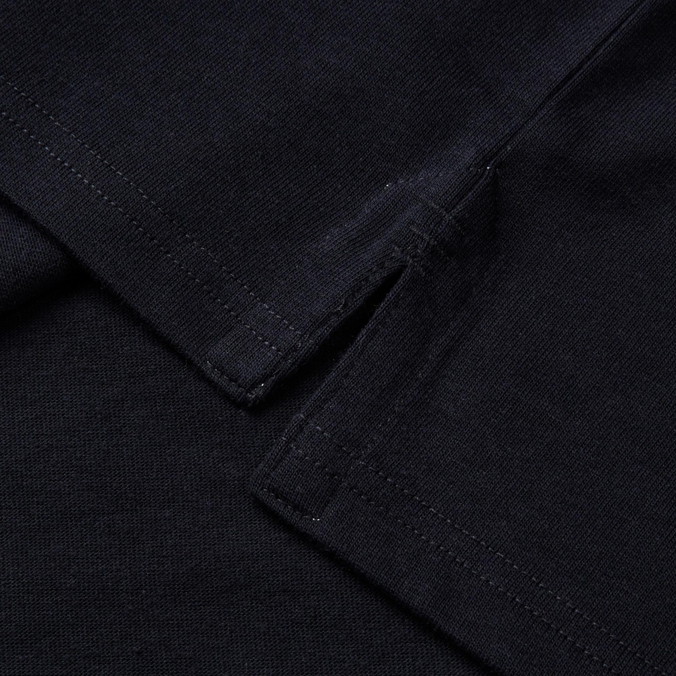 MENS SOLID DYE RUGBY BLACK