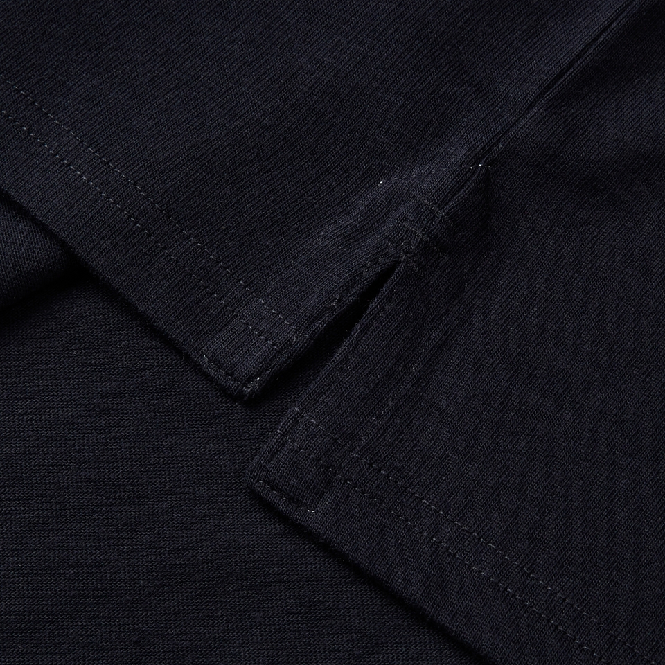 MENS SOLID DYE RUGBY BLACK