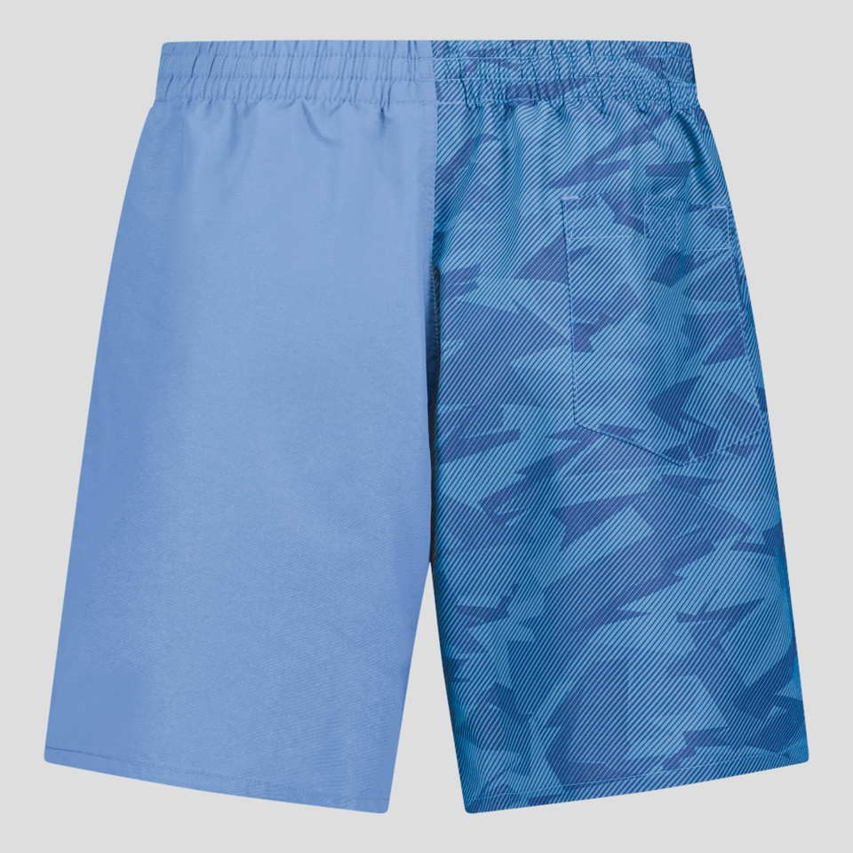 WOMENS CAMO HARLETIC SHORT BLUE