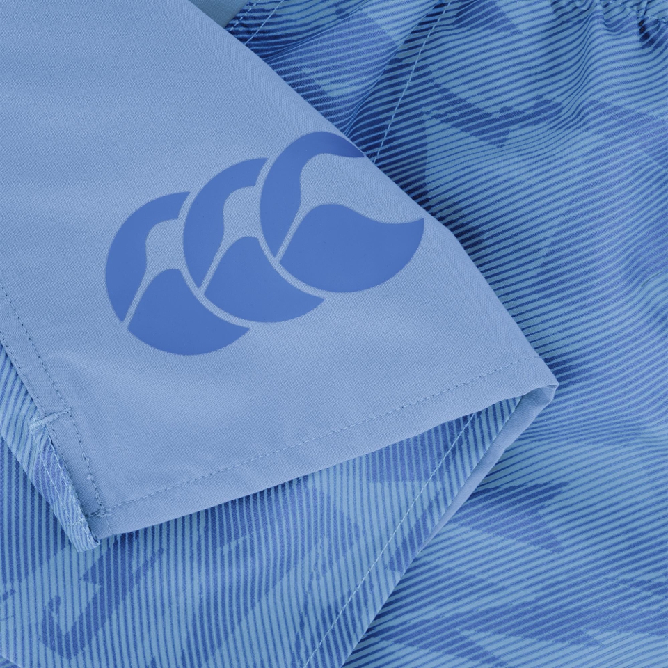 WOMENS CAMO HARLETIC SHORT BLUE
