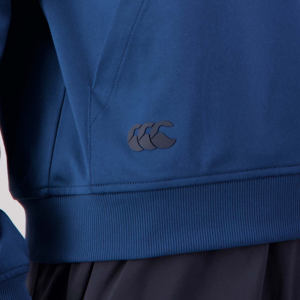 WOMENS TEMPO+ QUARTER ZIP SWEATER BLUE