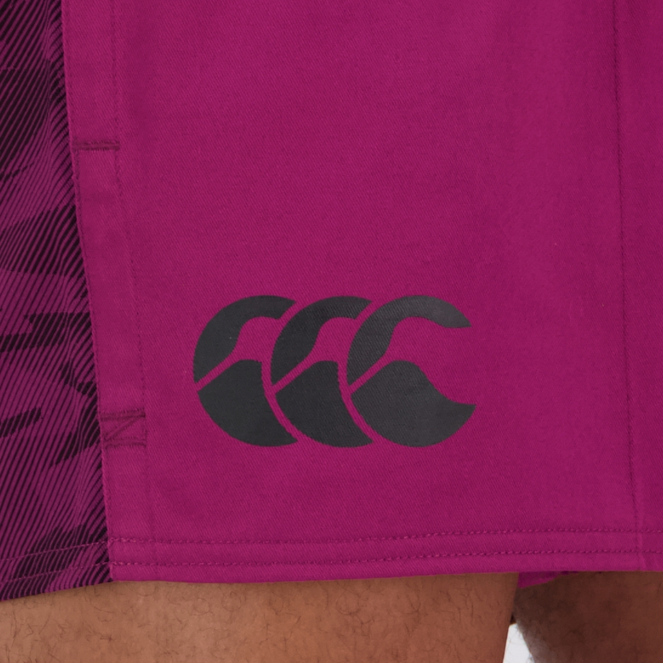 MENS CAMO HARLEQUIN SHORT MAROON