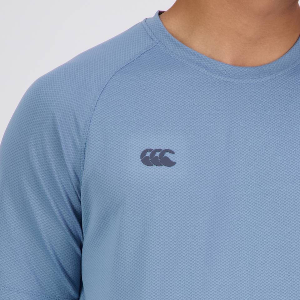 MENS TEMPO+ TRAINING T-SHIRT BLUE