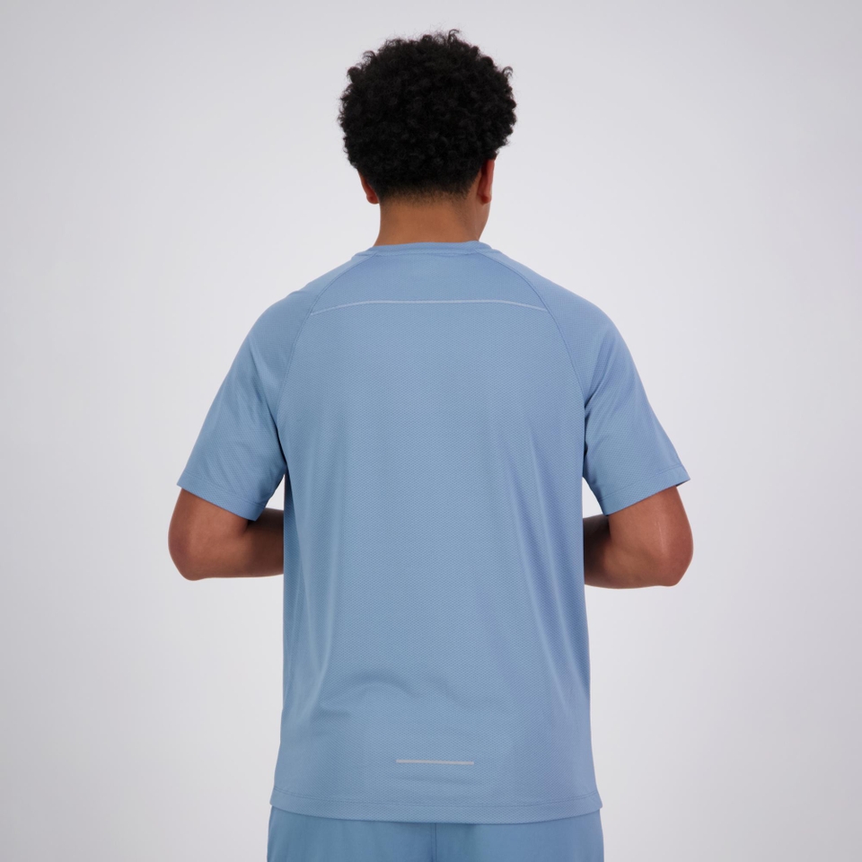 MENS TEMPO+ TRAINING T-SHIRT BLUE