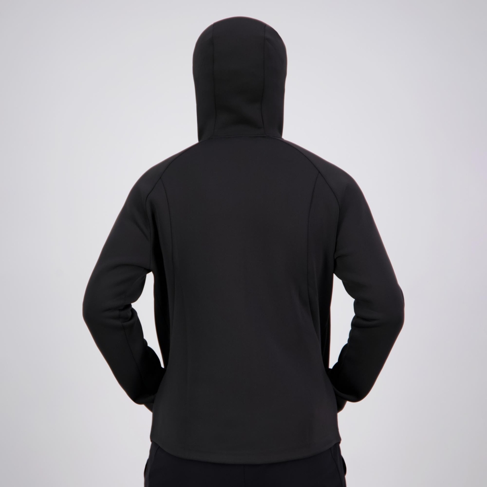 MENS EVEREST FULL ZIP HOODIE BLACK