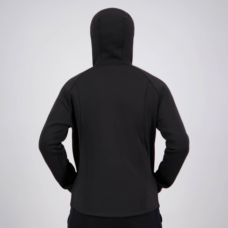 MENS EVEREST FULL ZIP HOODIE BLACK