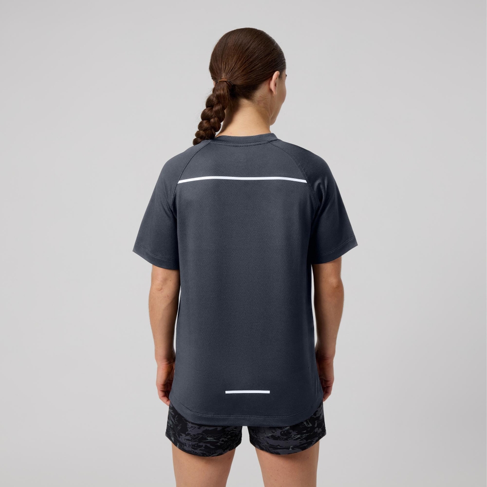 WOMENS TEMPO+ TRAINING T-SHIRT INDIA INK