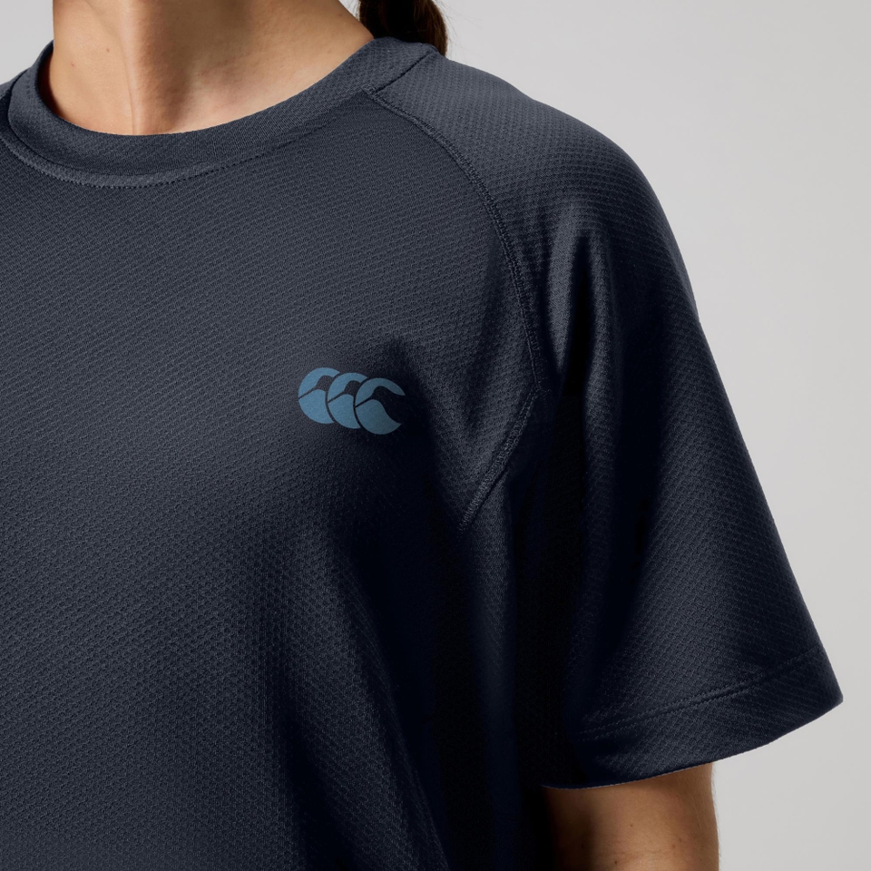 WOMENS TEMPO+ TRAINING T-SHIRT INDIA INK