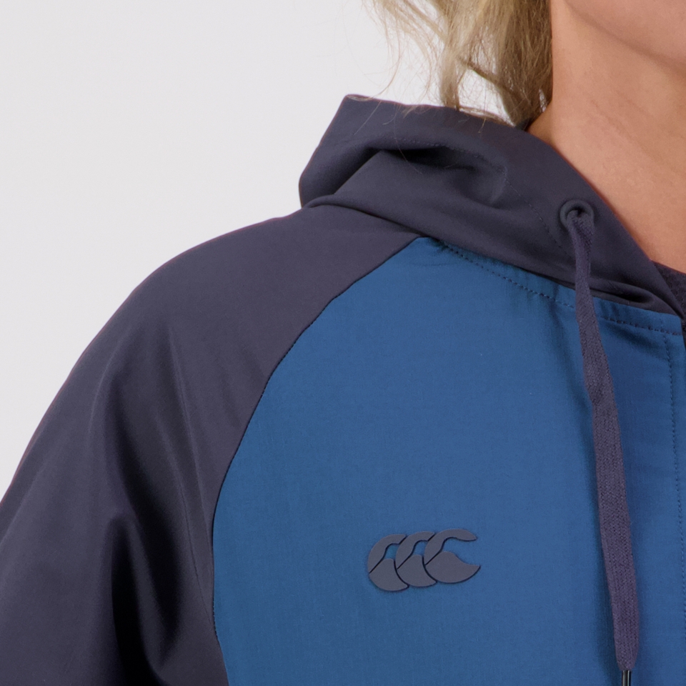 WOMENS TEMPO+ HOODED JACKET INDIA INK
