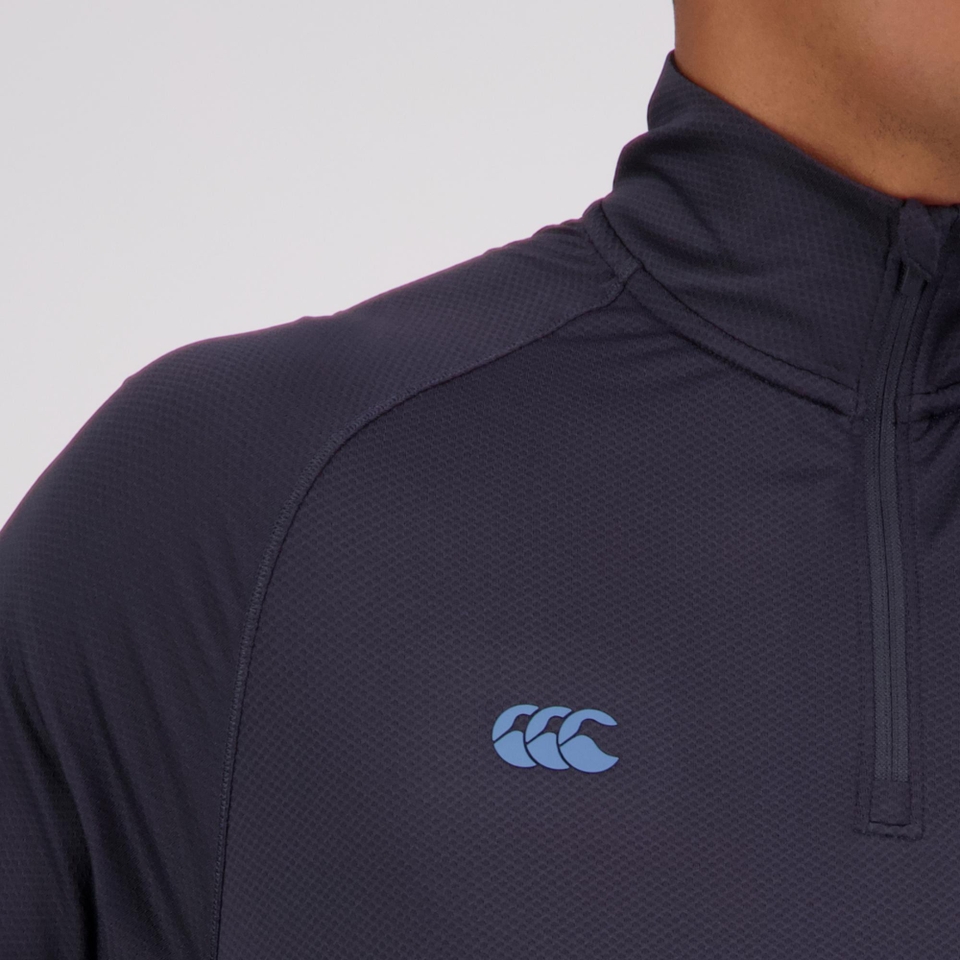 MENS TEMPO+ QUARTER ZIP TRAINING TOP INDIA INK