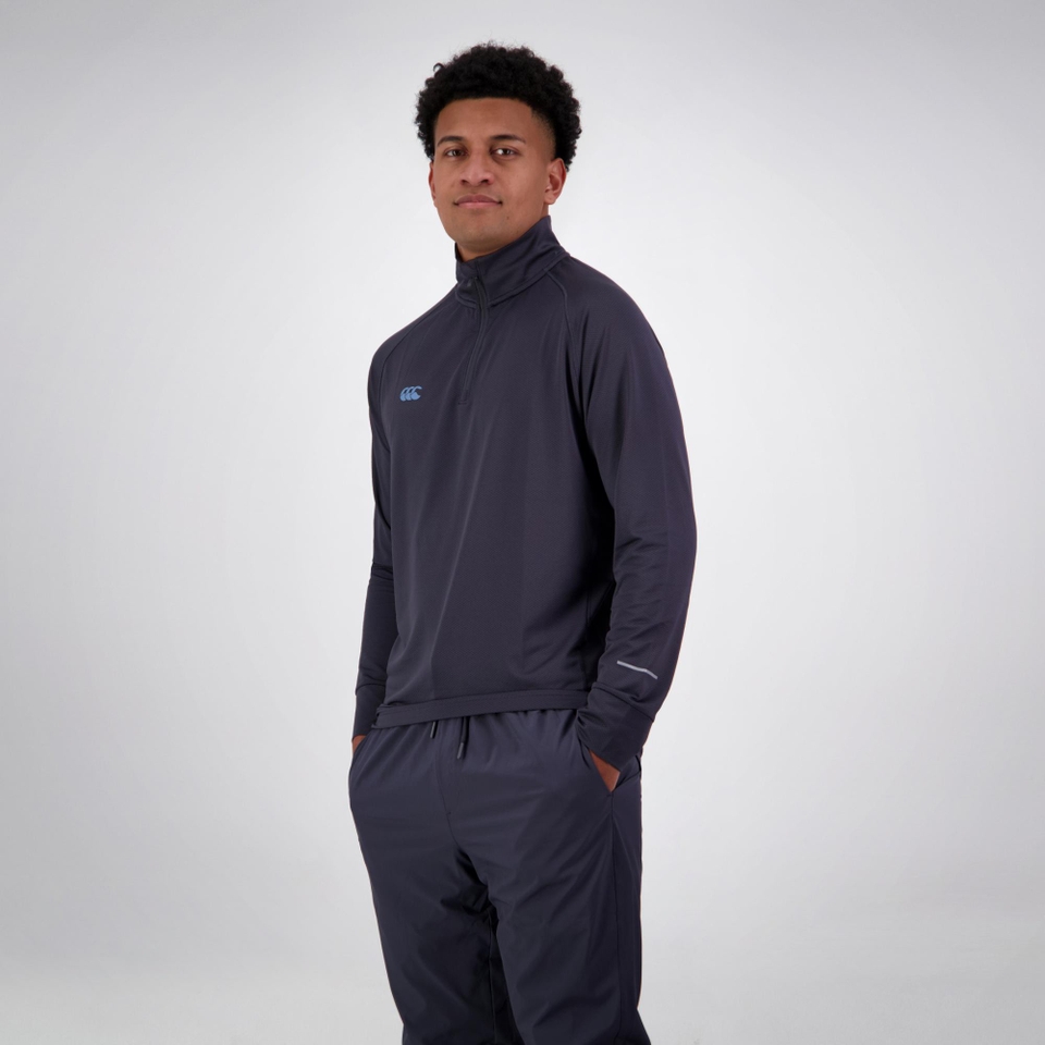MENS TEMPO+ QUARTER ZIP TRAINING TOP INDIA INK