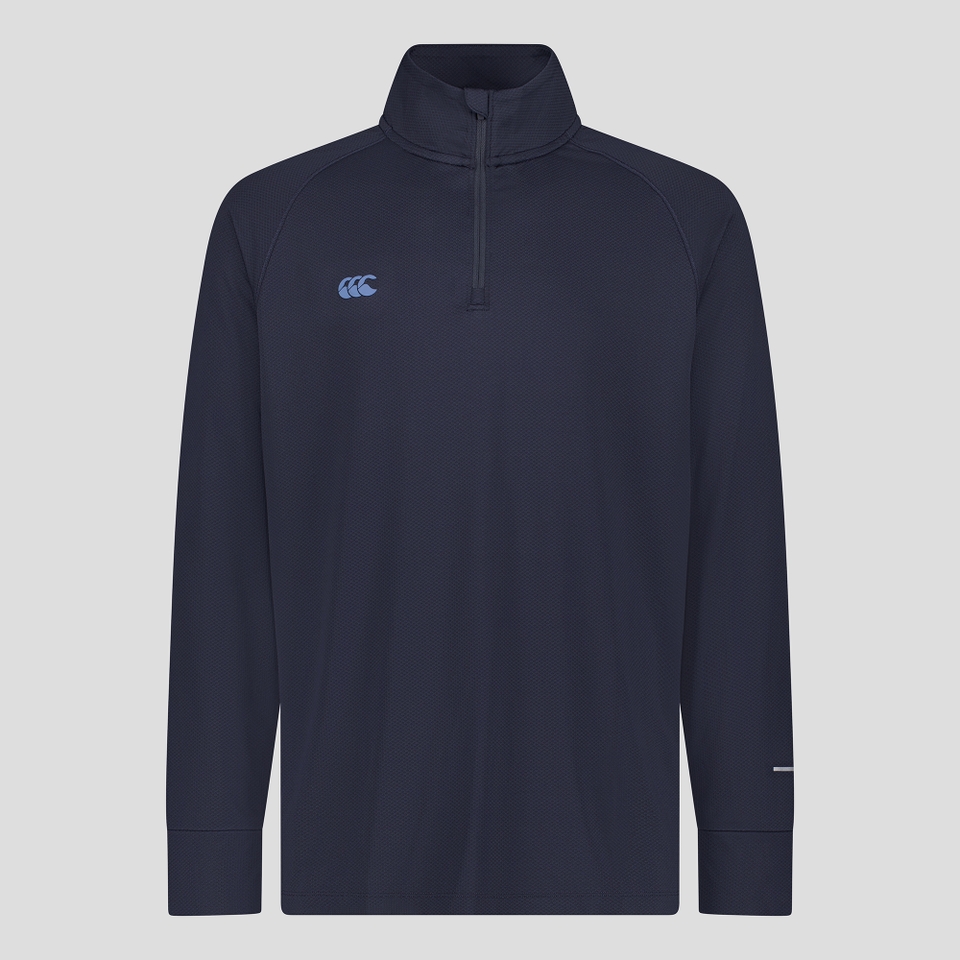 MENS TEMPO+ QUARTER ZIP TRAINING TOP INDIA INK