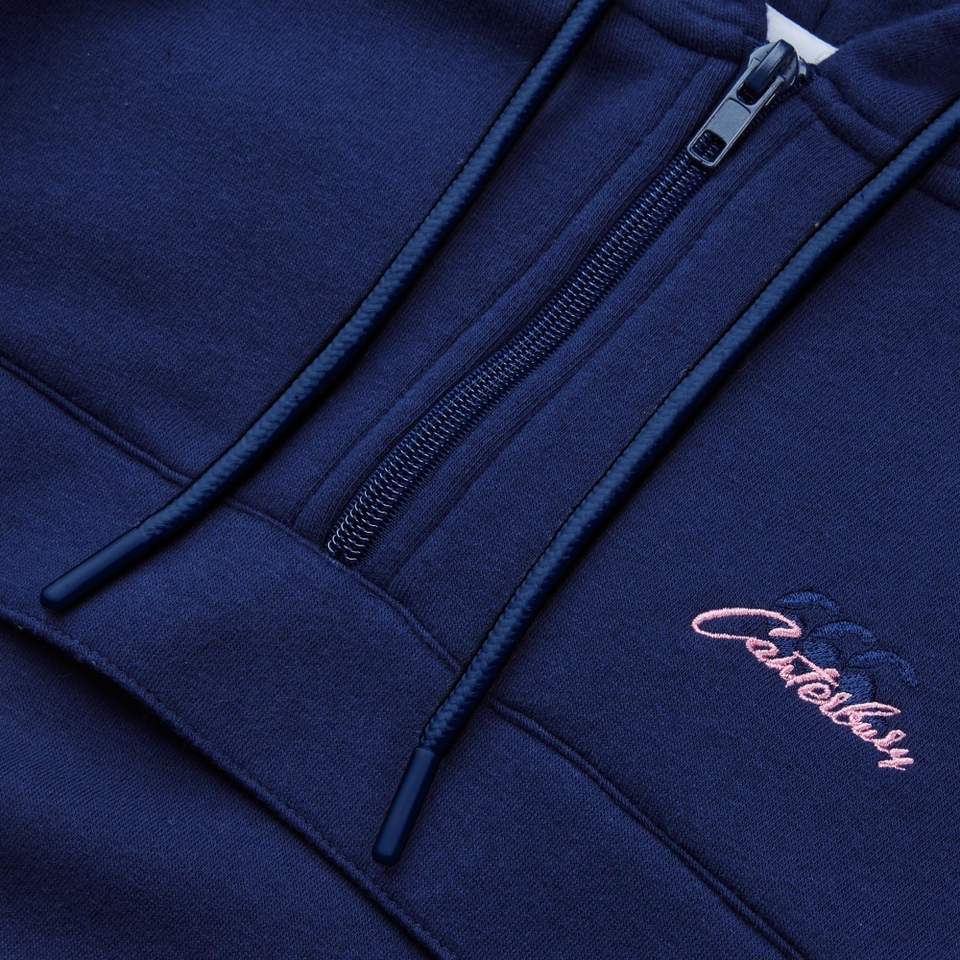 WOMENS SCENE-SET HOODIE NAVY