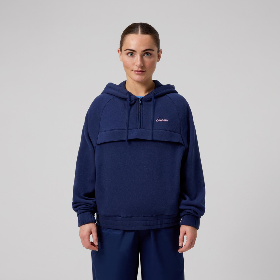 WOMENS SCENE-SET HOODIE NAVY