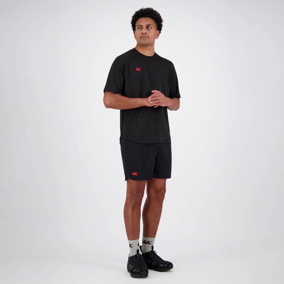 MENS EVEREST 5in WOVEN SHORT BLACK