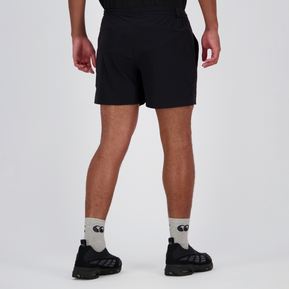 MENS EVEREST 5in WOVEN SHORT BLACK
