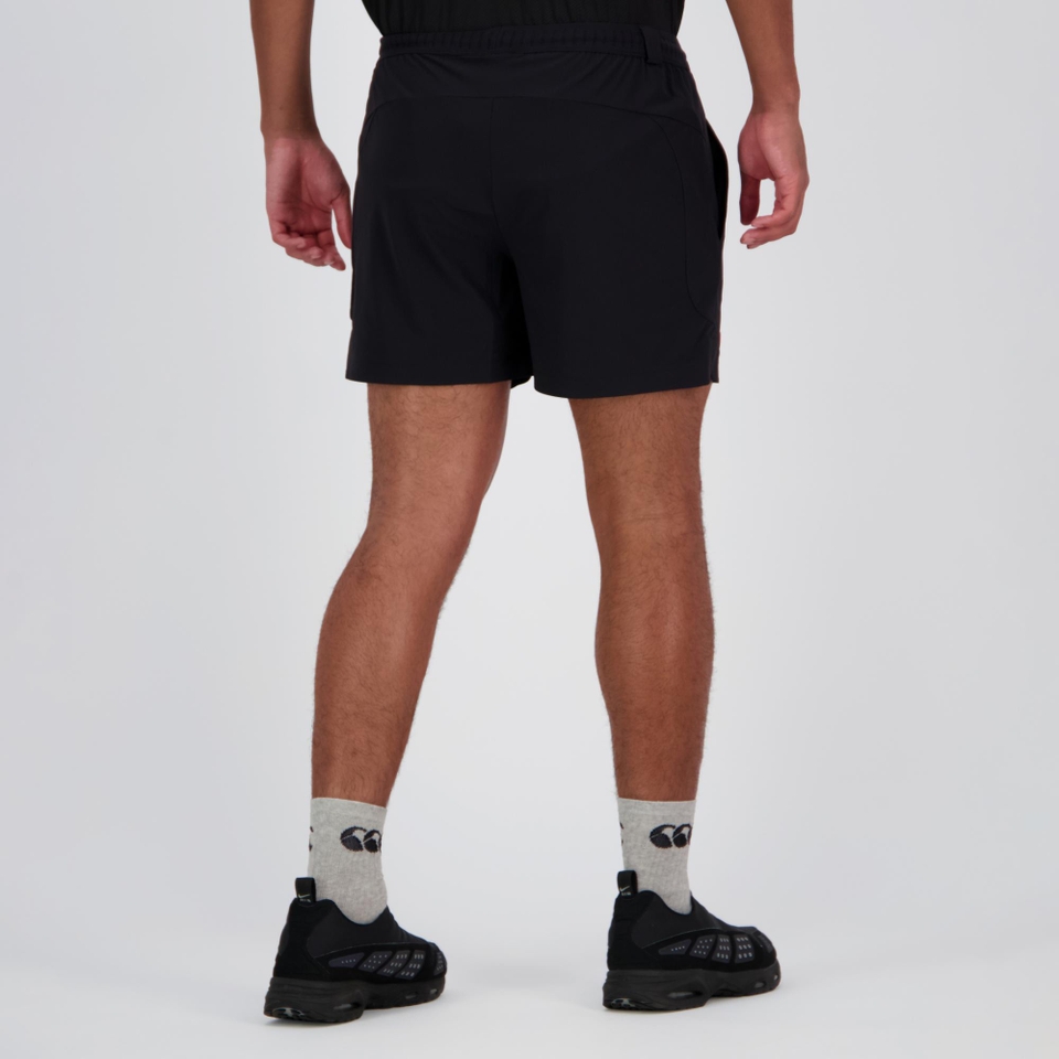 MENS EVEREST 5in WOVEN SHORT BLACK