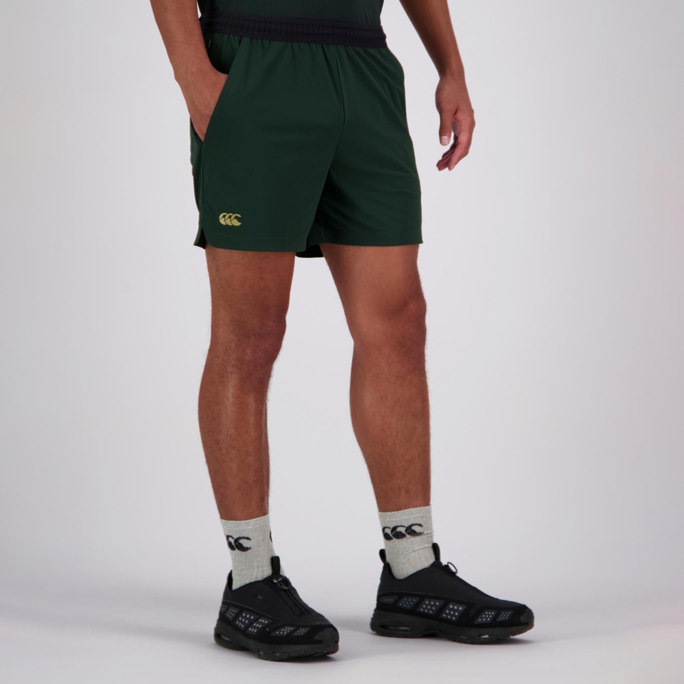 MENS EVEREST 5in WOVEN SHORT GREEN