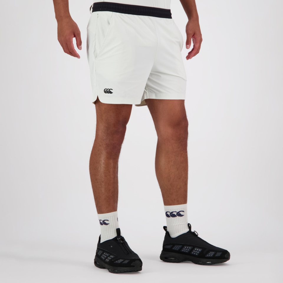 MENS EVEREST 5in WOVEN SHORT FOGGY DEW
