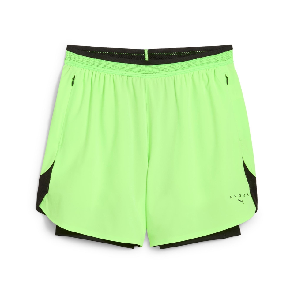 M PUMA x HYROX 2in1 Training Short - Green