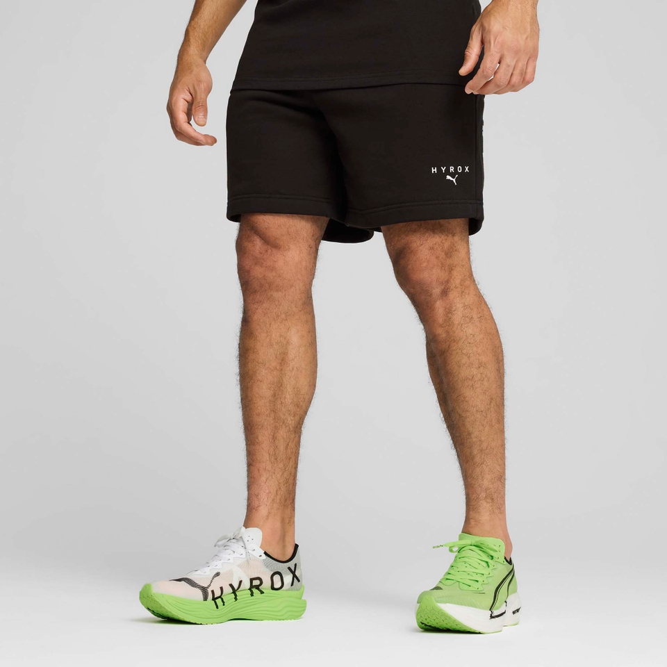 UNISEX PUMA x HYROX SWEAT SHORT - Black