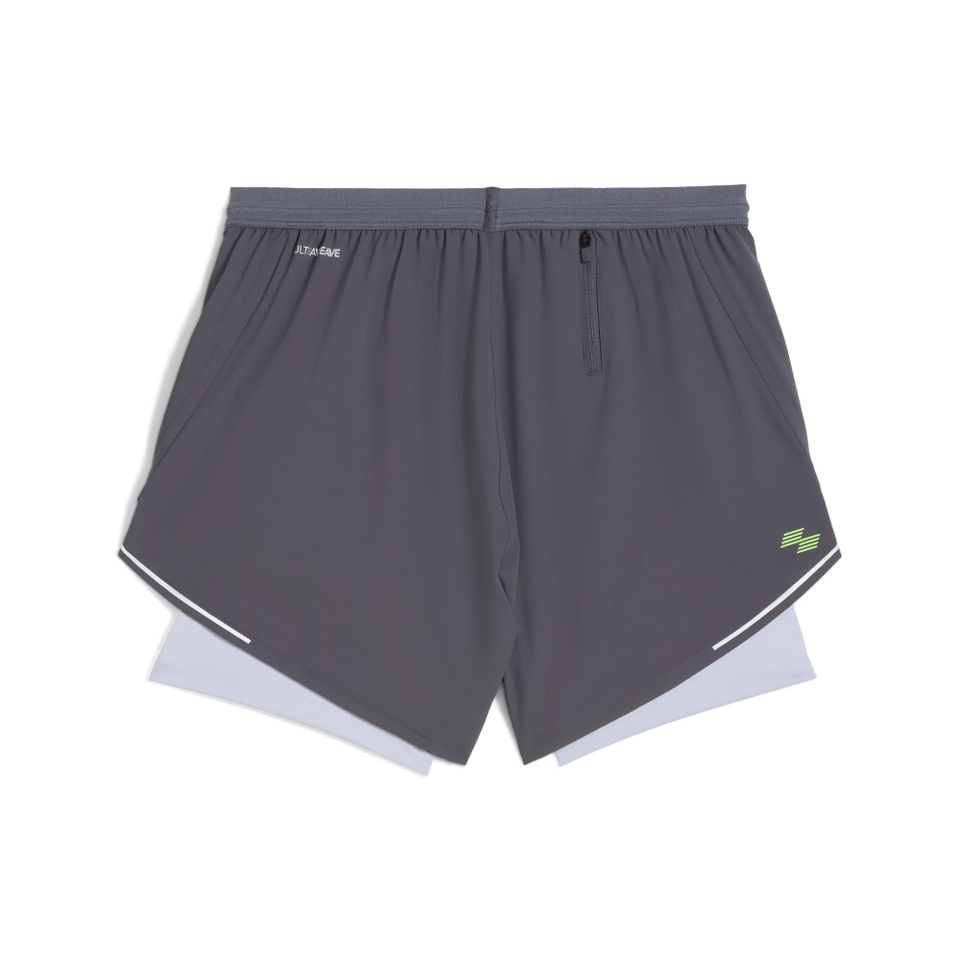 Womens PUMA x HYROX Ultraweave 2in1 Short - Grey
