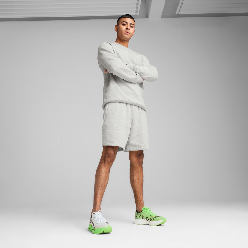 UNISEX PUMA x HYROX SWEAT SHORT - Gray