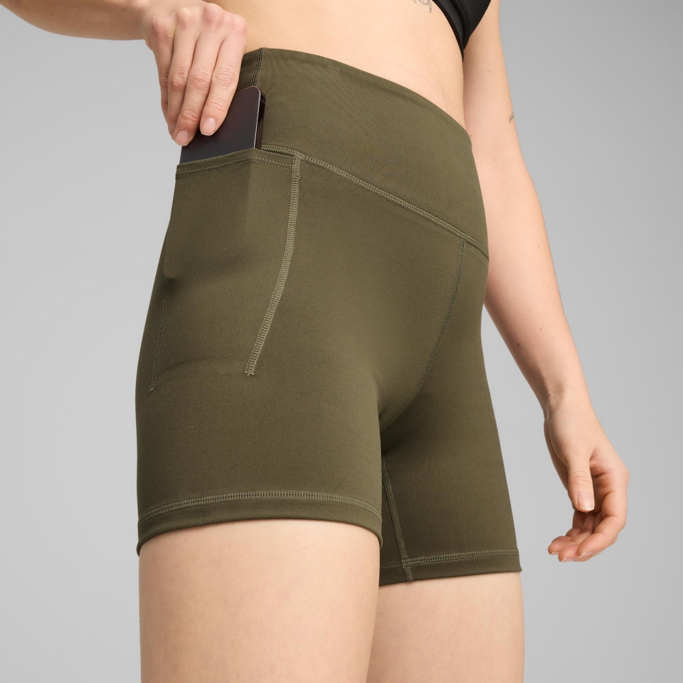W PUMA x HYROX Cloudspun 3" Short Tight - Green