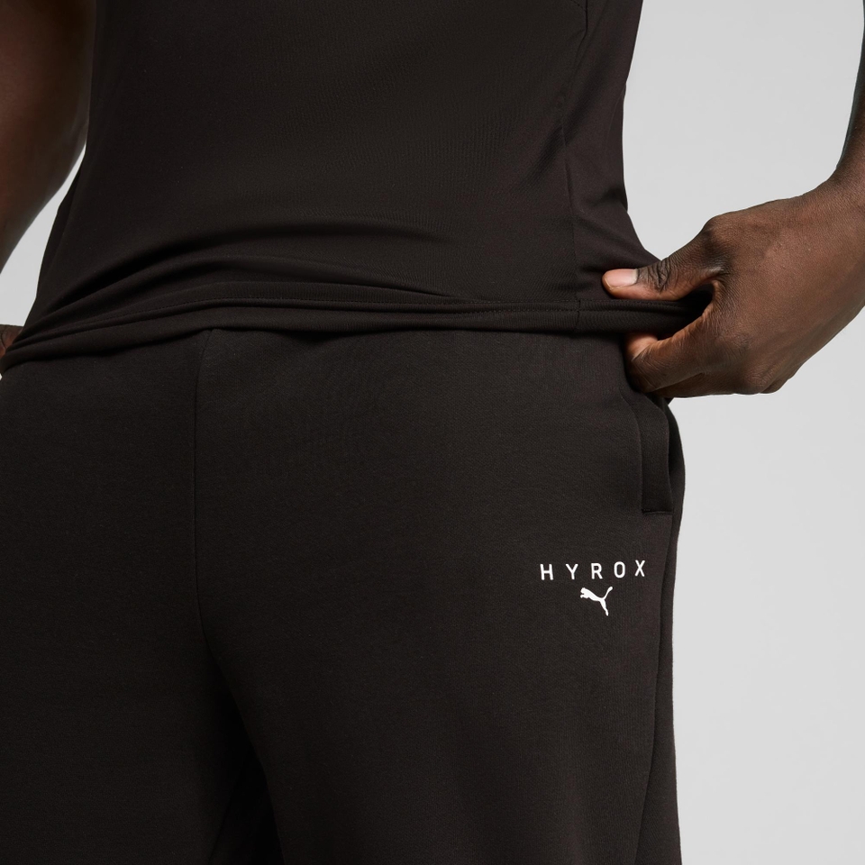 UNISEX PUMA x HYROX FLEECE SWEATPANT - Black