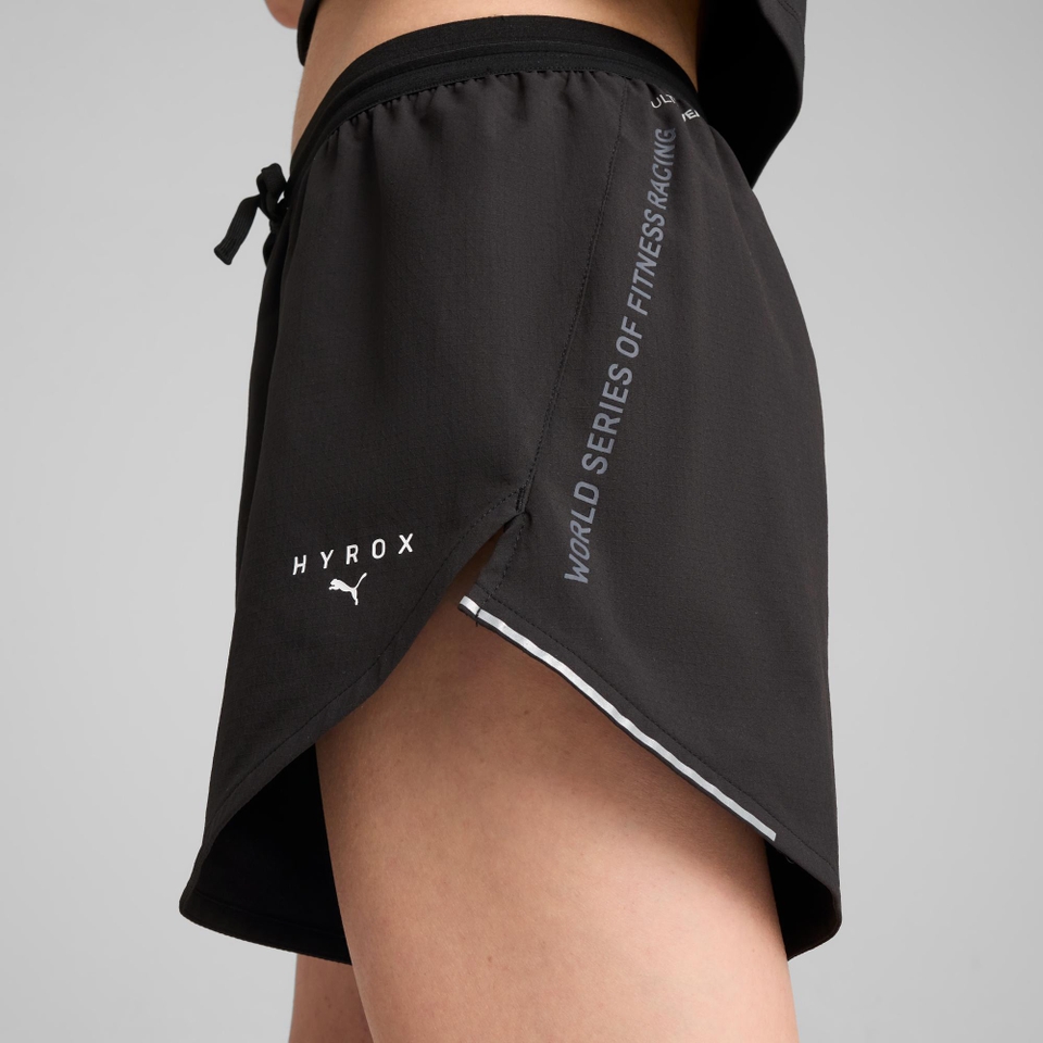 W PUMA x HYROX Ultraweave Velocity 4" Short - Black