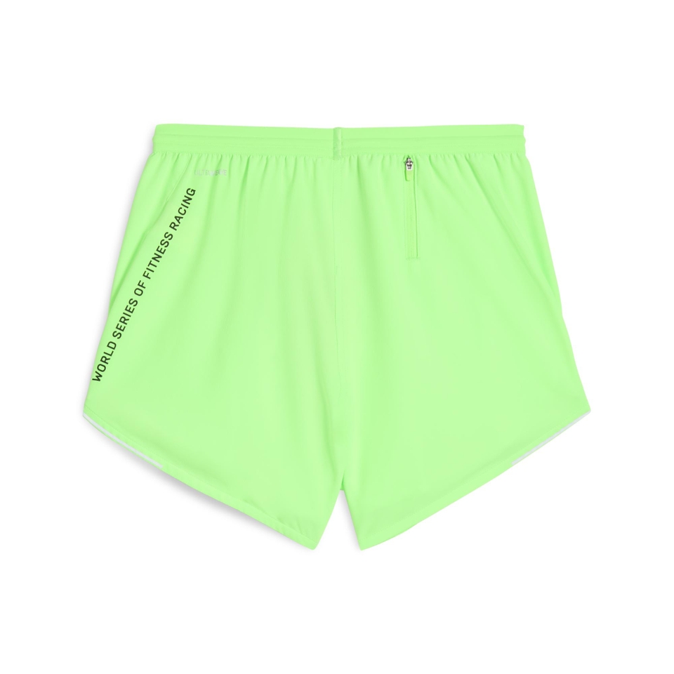 W PUMA x HYROX Ultraweave Velocity 4" Short - Green