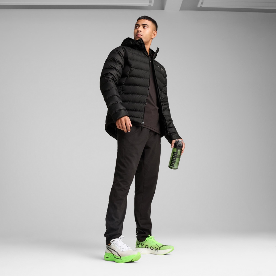 UNISEX PUMA x HYROX Hooded Down Jacket - Black