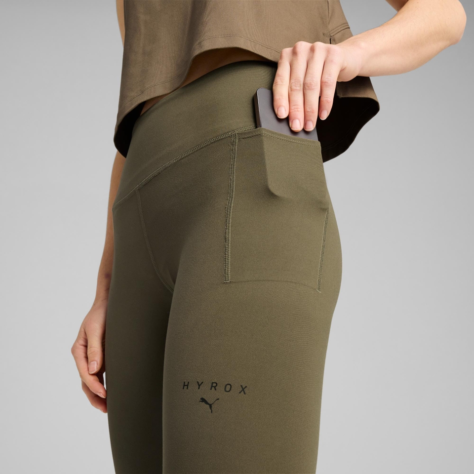 W PUMA x HYROX Cloudspun Full Tight - Green