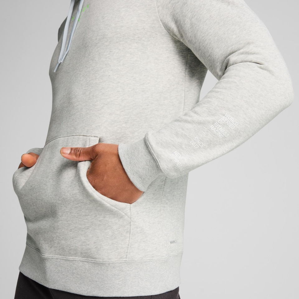 M PUMA x HYROX Heavyweight Hoodie - Grey
