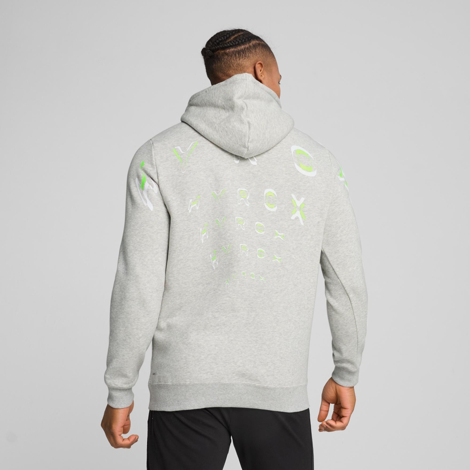 M PUMA x HYROX Heavyweight Hoodie - Grey