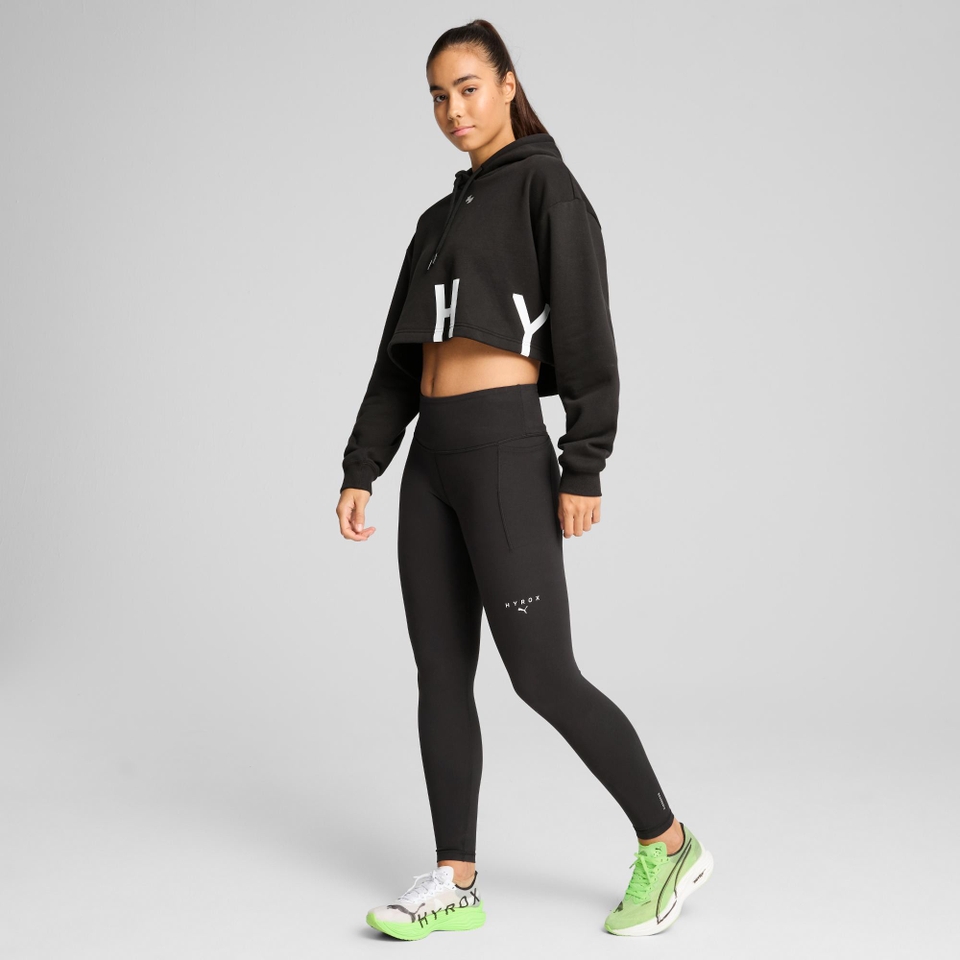 W PUMA x HYROX Heavyweight Hoodie - Black