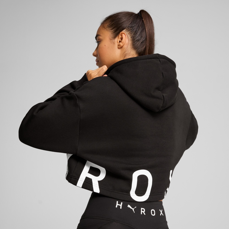 W PUMA x HYROX Heavyweight Hoodie - Black