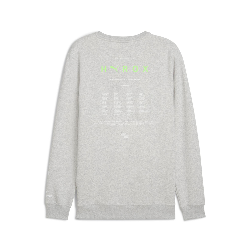 M PUMA x HYROX Heavyweight Crew - Grey