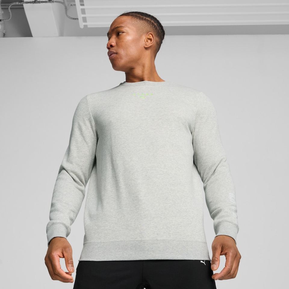 M PUMA x HYROX Heavyweight Crew - Grey