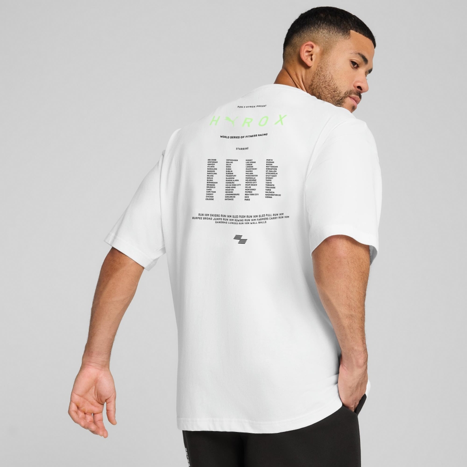 M PUMA x HYROX M Oversize Tee - White