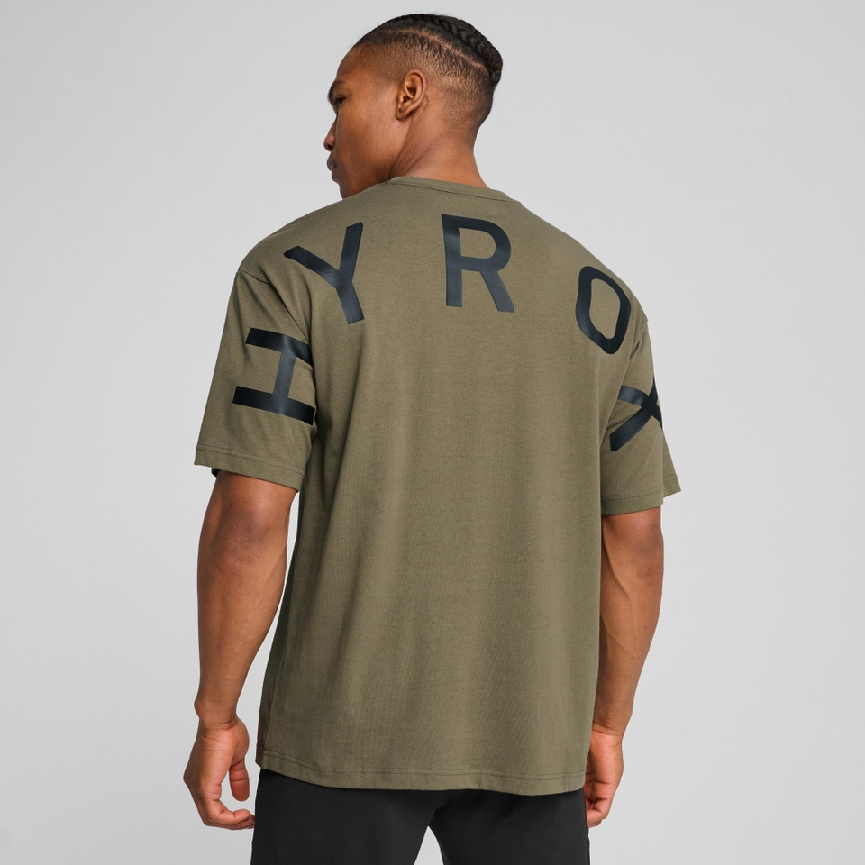 M PUMA x HYROX M Oversize Tee - Green